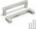 4 in Brushed Nickel Cabinet Pulls 30 Pack - Durable Kitchen Hardware