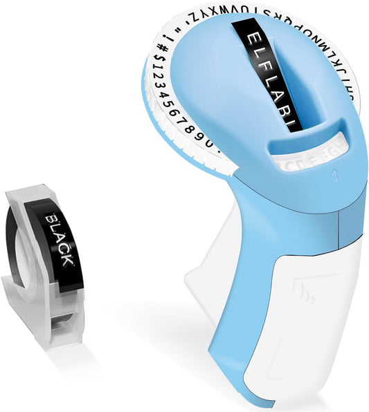 Portable Vintage Embossing Label Maker - Retro Style by Elfatech