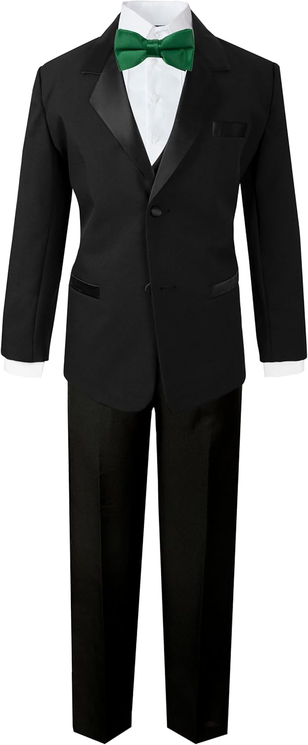 Spring Notion Boys' Classic Fit Tuxedo Set for Special Occasions