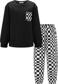Boys Fleece Colorblock Sweatshirt & Pants Set (2-12 Years) - Cozy Fall