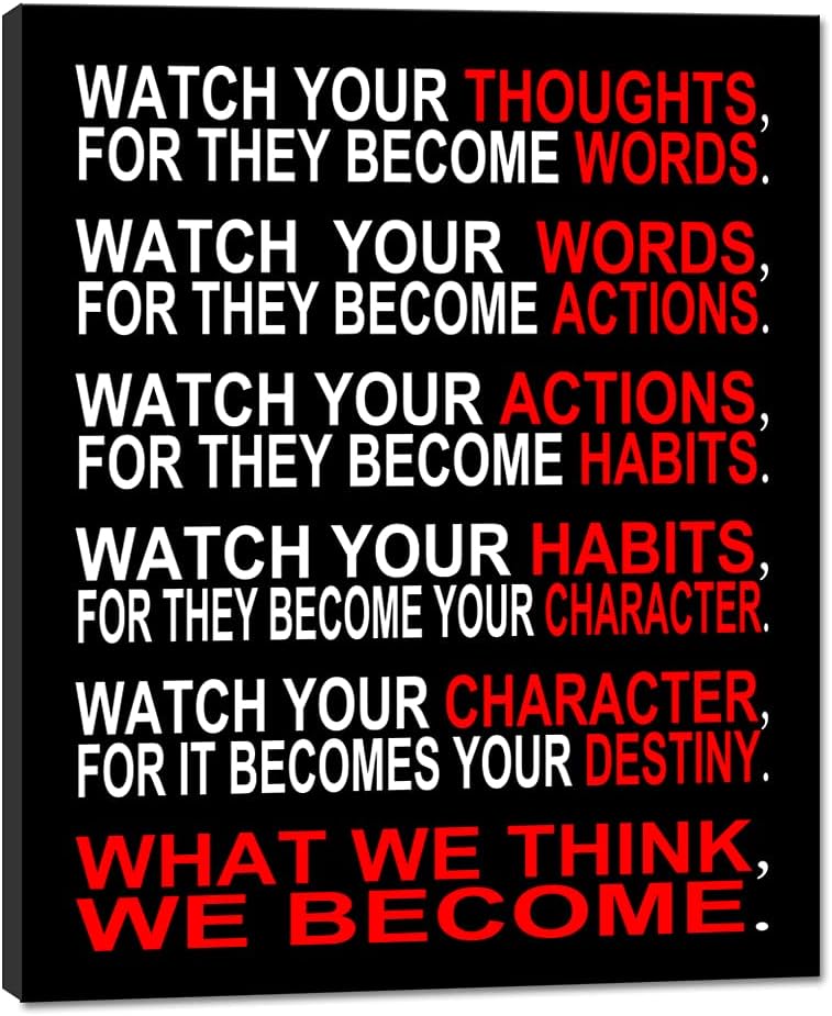 Pyradecor Large Canvas Prints Wall Art for Motivational Decor