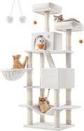 Feandrea Cat Tree 66.1 in Tall Multi-Level Condo - Big, Stable Play