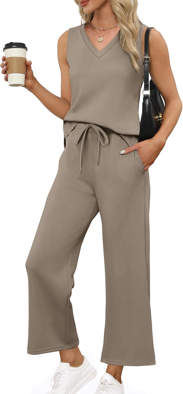 XIEERDUO Two Piece Sets for Women Summer Travel Outfits