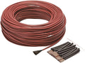 Carbon Fiber Heating Cable 100m - Silicone Rubber Infrared Floor Wire