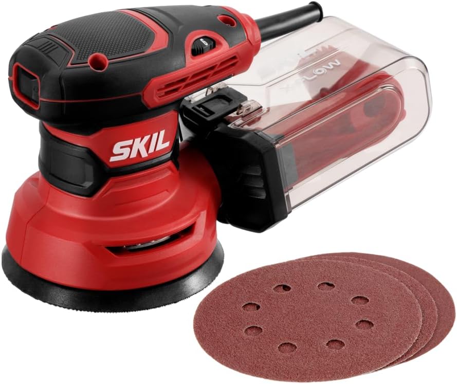 SKIL 5 Random Orbital Sander Delivers Smooth Performance