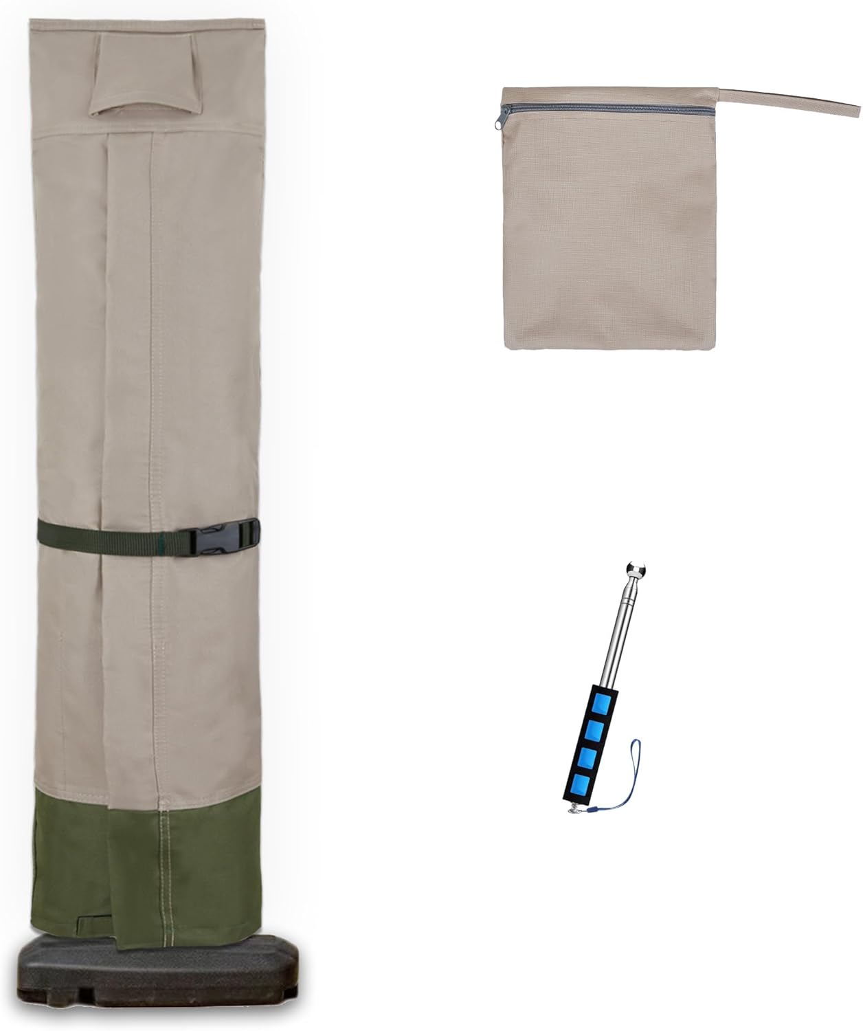 Rachmi Patio Cantilever Umbrella Cover for 9-13 Ft Umbrellas