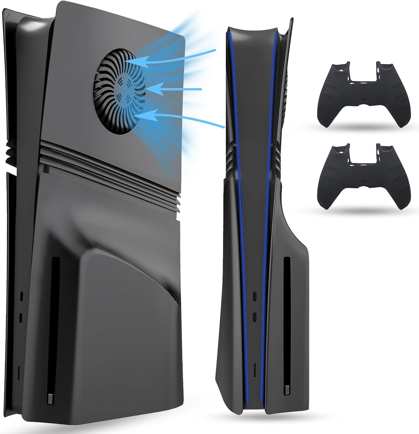 PEYANZ Faceplate for PS5 Pro Console - Durable Anti-Scratch Skin
