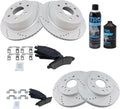 Front & Rear Brake Pad and Rotor Kit Compatible with 08-14 Chevy/GMC
