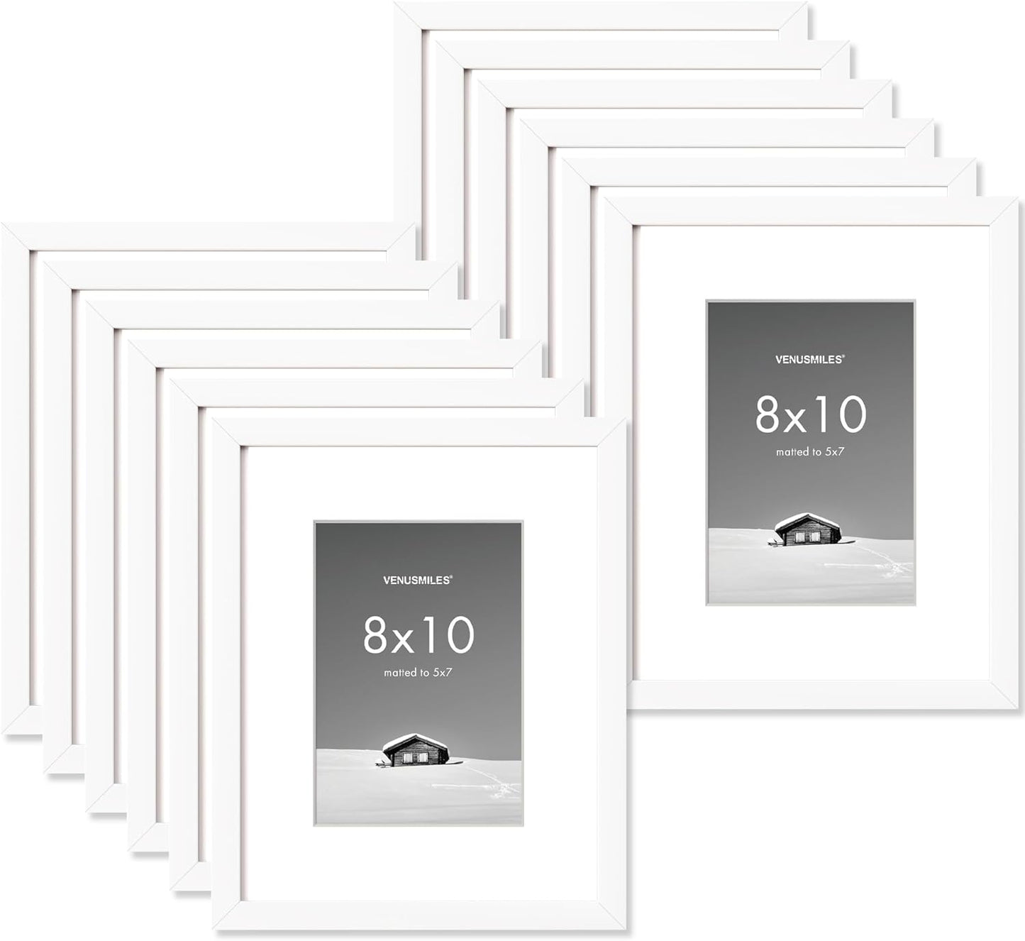 8x10 Picture Frame Set - Versatile Display for Your Photos