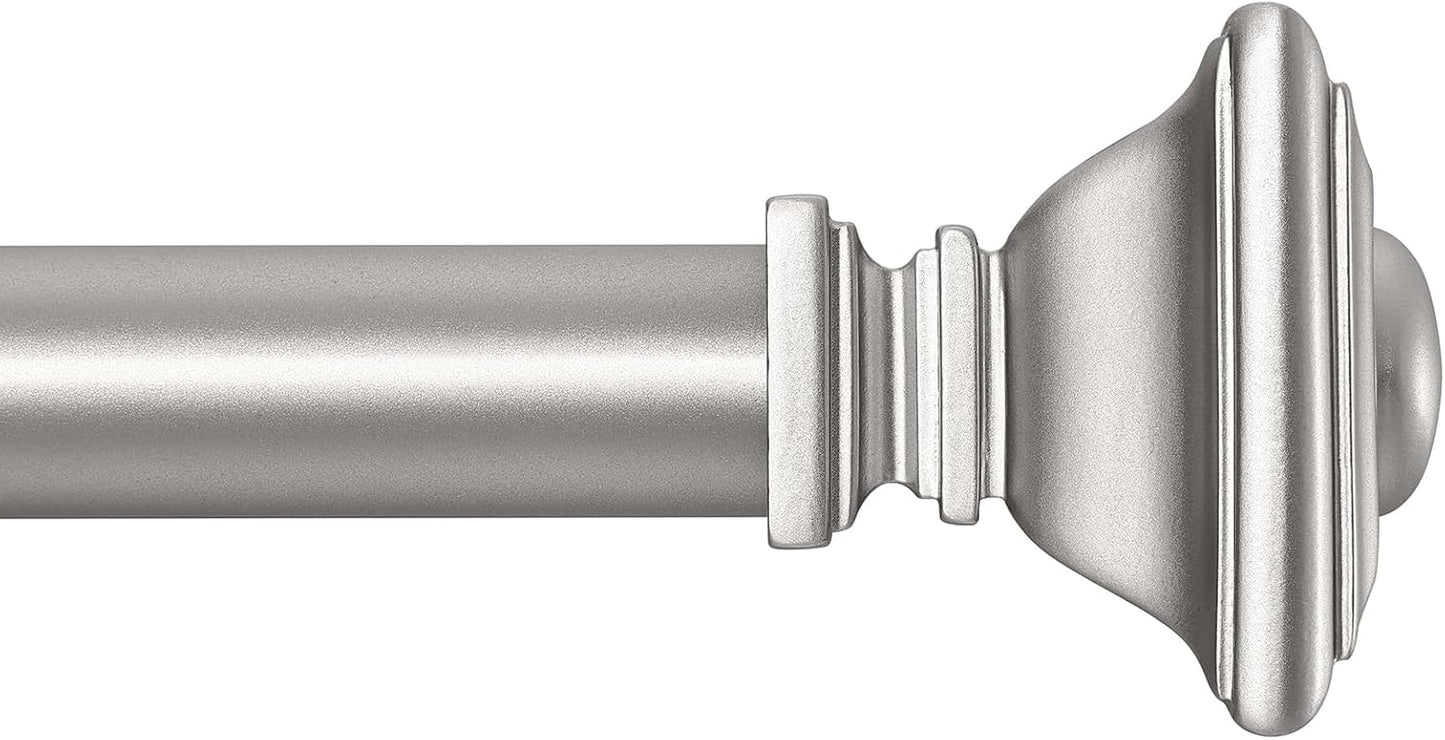 Adjustable Heavy Duty Curtain Rods by BRIOFOX