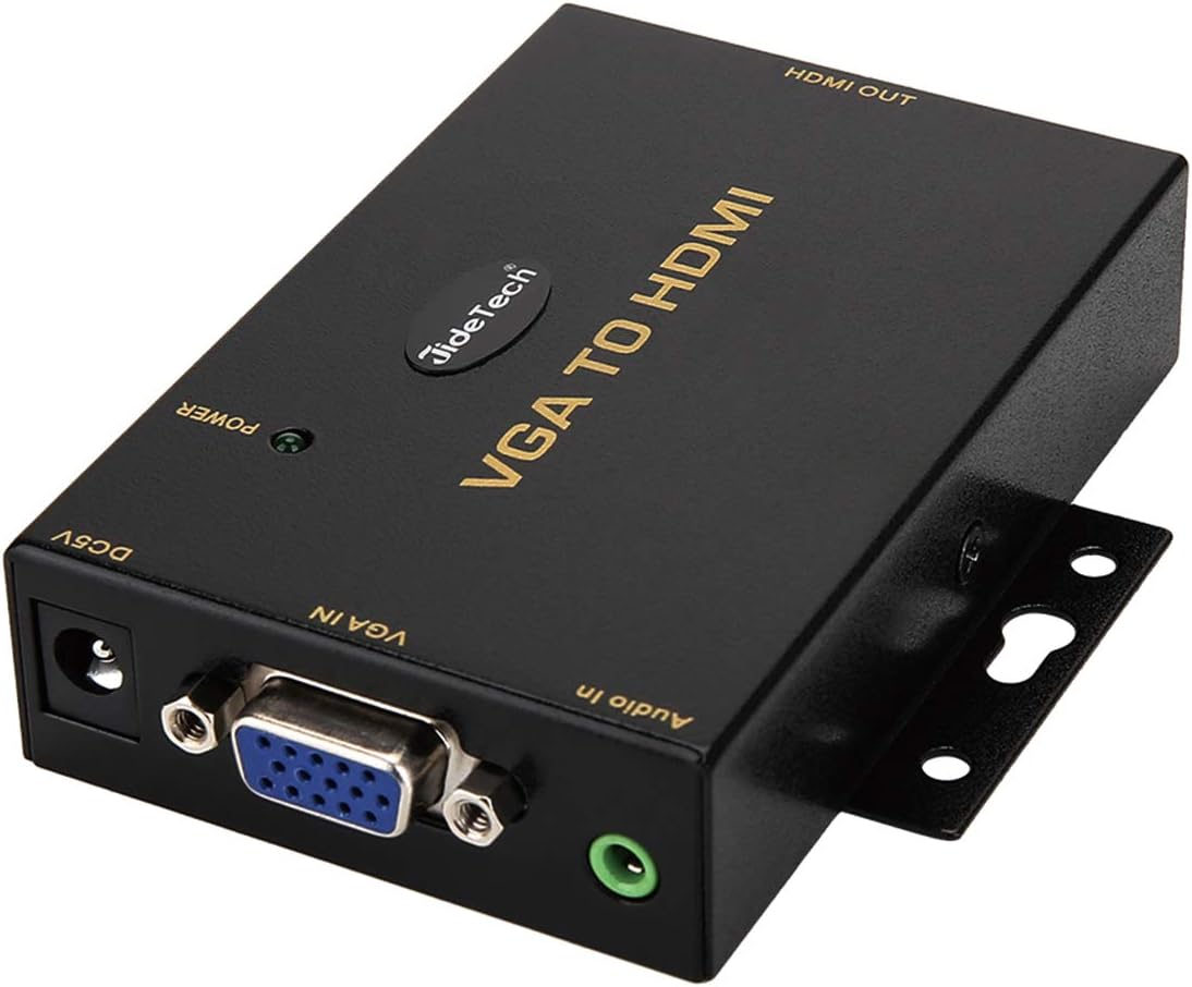 VGA to HDMI Converter with 3.5mm Audio Port for High Quality