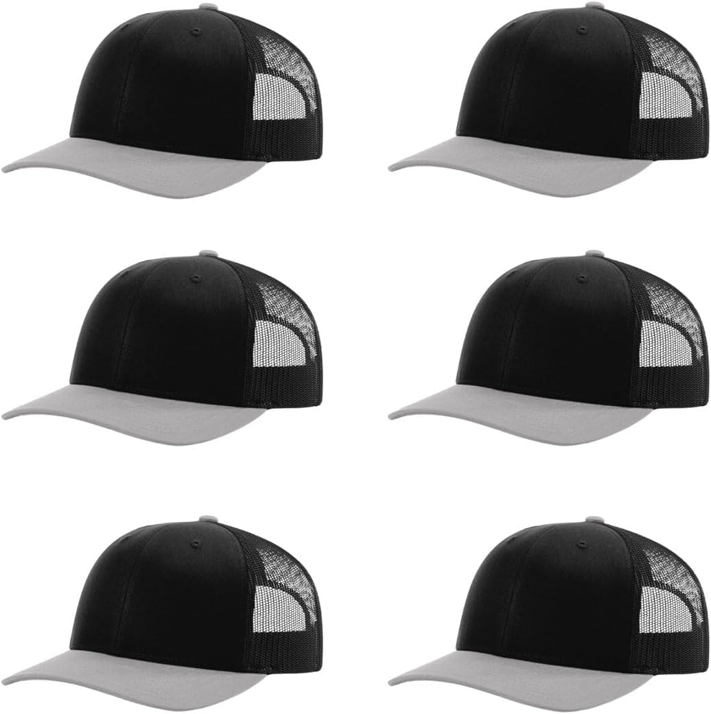 Richardson 112 Classic Six-Panel Adjustable Snapback Trucker Cap