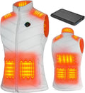 KOVNLO Heated Vest for Women with Smart Button and Battery Pack