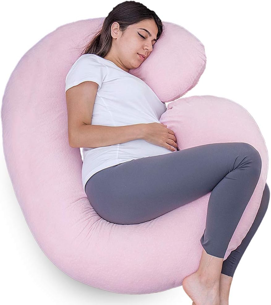 C Shaped Pregnancy Pillow for Maternity Support and Comfort