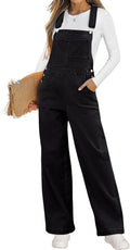 Jean Overalls for Women Loose Fit Stretchy Denim Jumpsuit