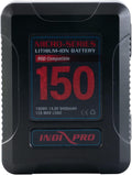 IndiPRO Micro-Series 150Wh V-Mount Li-Ion Battery - Compact Power