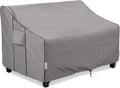 Loveseat Patio Sofa Cover 58in x 32.5in x 31in Grey - Waterproof
