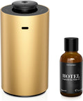 Waterless Essential Oil Diffuser Starter Kit Gold - Portable Mini
