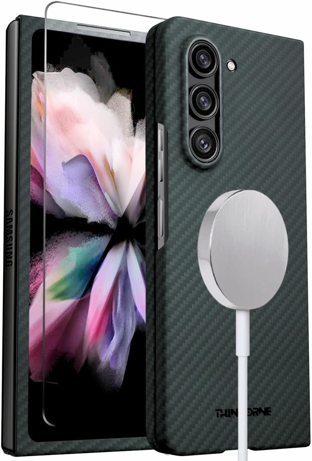 Thinborne Super Thin Case for Samsung Galaxy Z Fold 5 - Slim Design