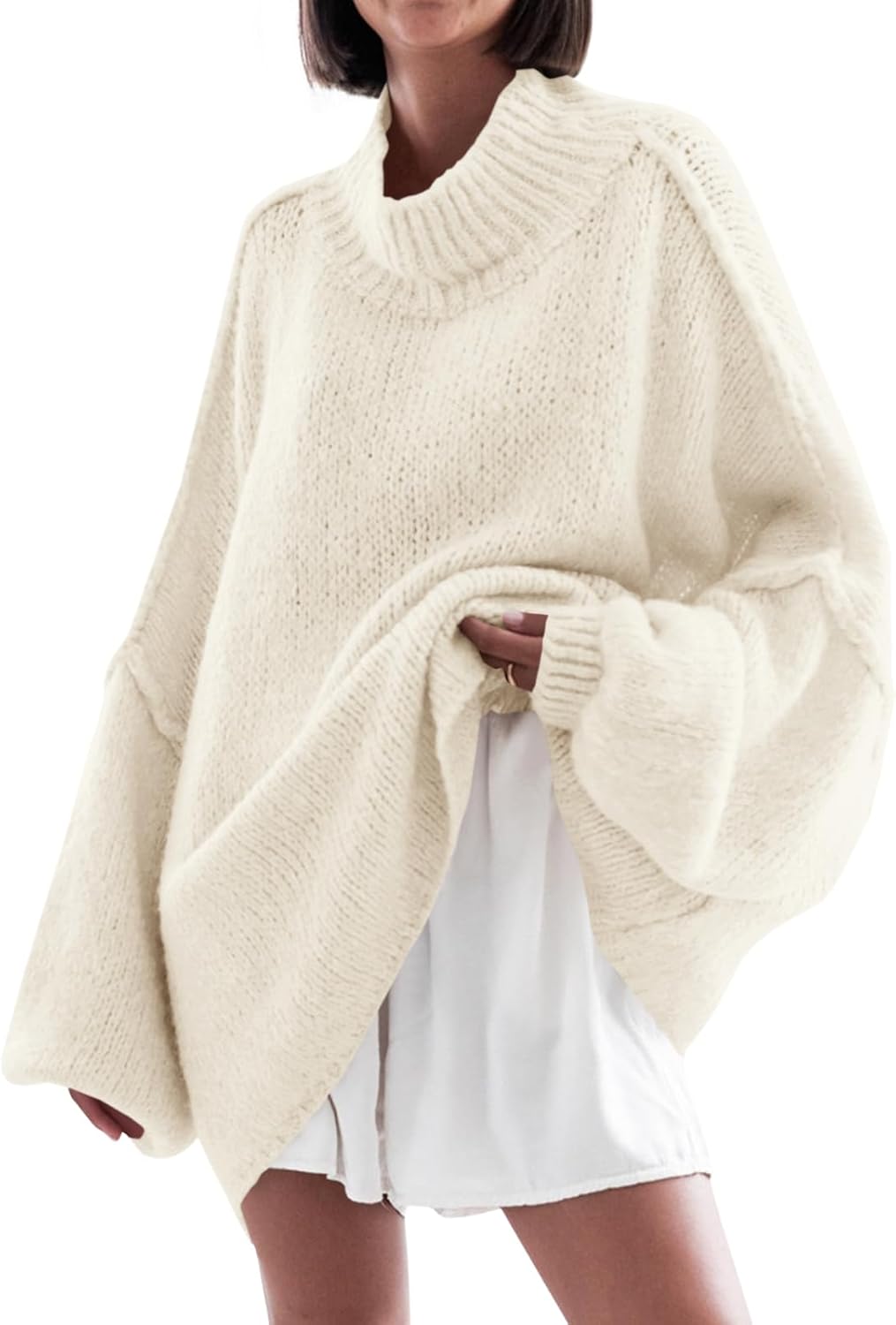 Saodimallsu Womens Oversized Sweaters for Trendy Fall Style