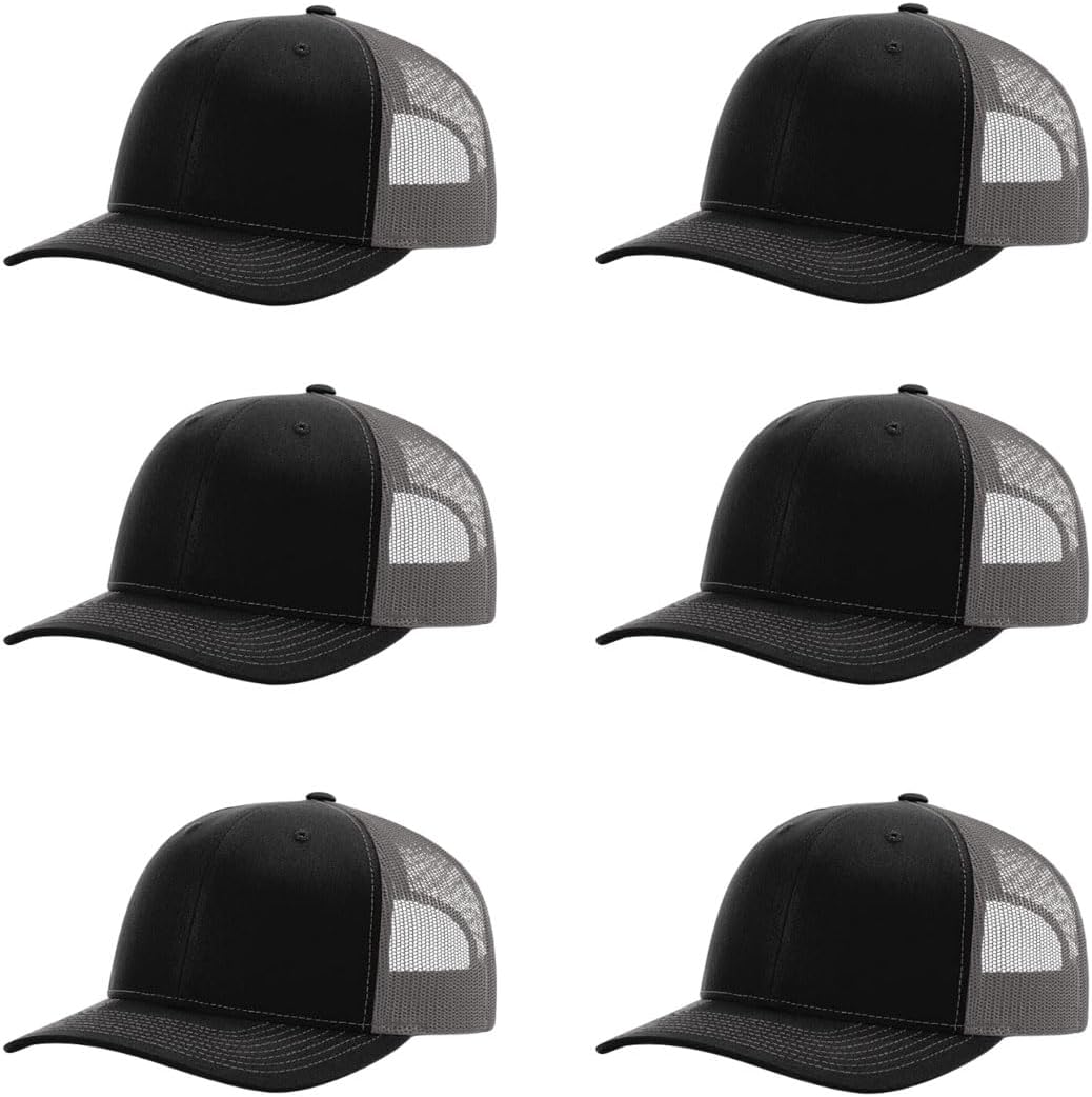 Richardson 112 Classic Six-Panel Adjustable Snapback Trucker Cap