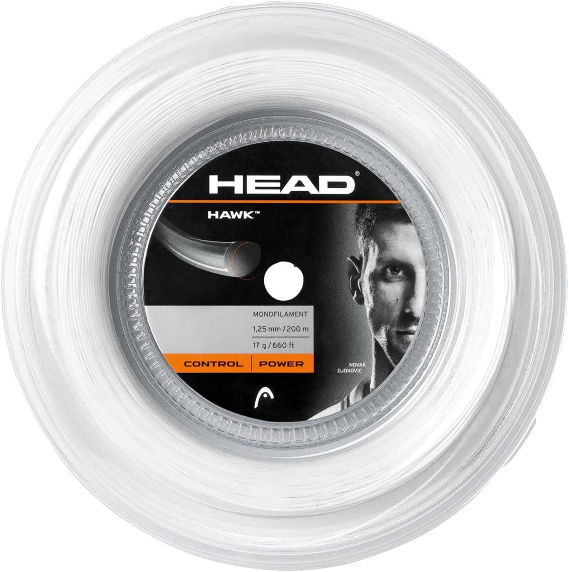 HEAD Hawk Touch Tennis Racket String for Unmatched Spin Control