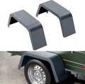 2 Pack Trailer Fenders Single Axle Fit 14-16 in Tires - Heavy Duty