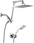 High Pressure Rain Shower Head Combo with Double Extension Arm - Spa