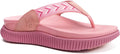 Womens Orthotic Flip Flops with Memory Foam - Cushioned Arch Support