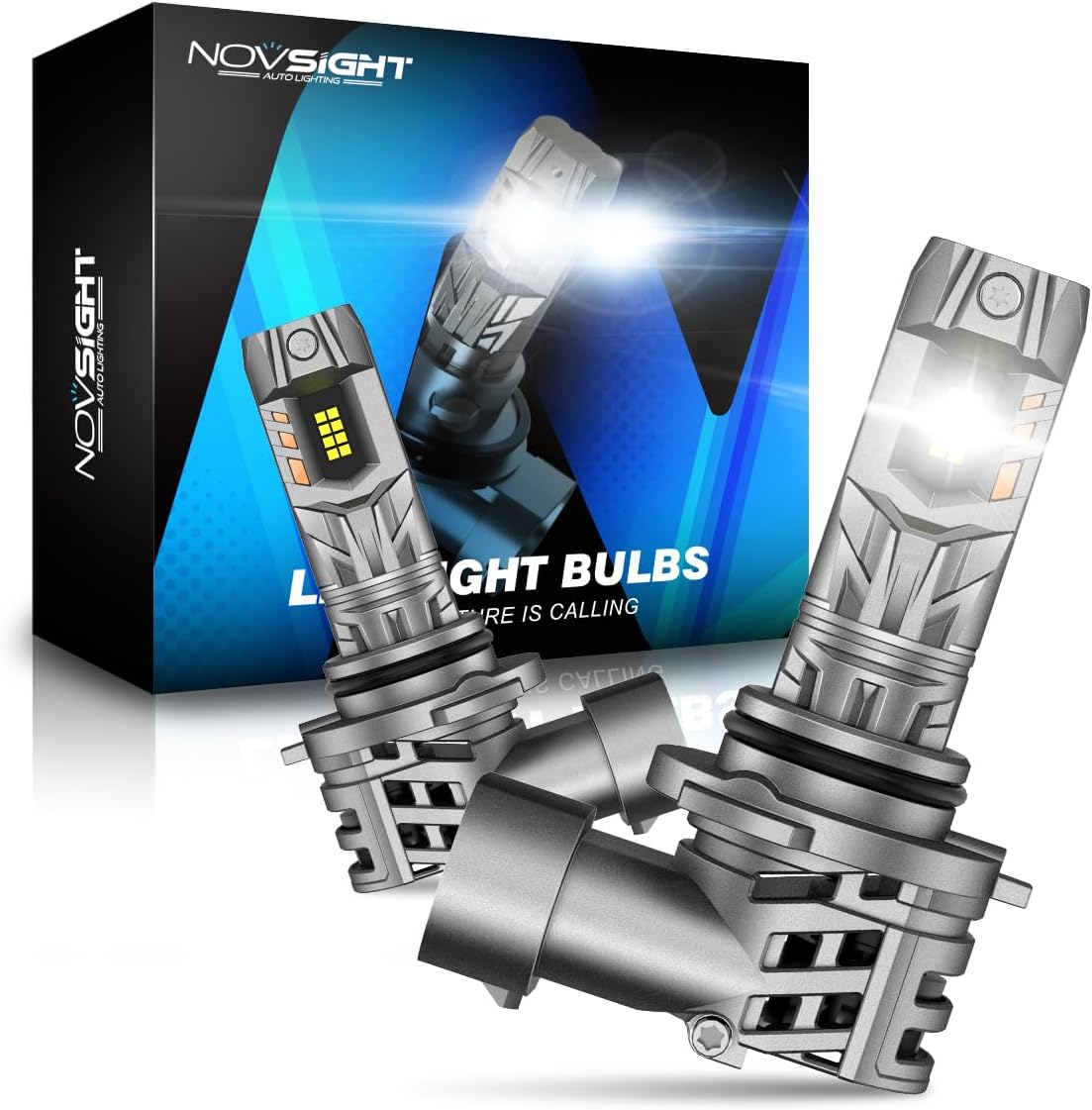 NOVSIGHT 9005 Bulbs 20000LM: 600% Brighter Fog Lights