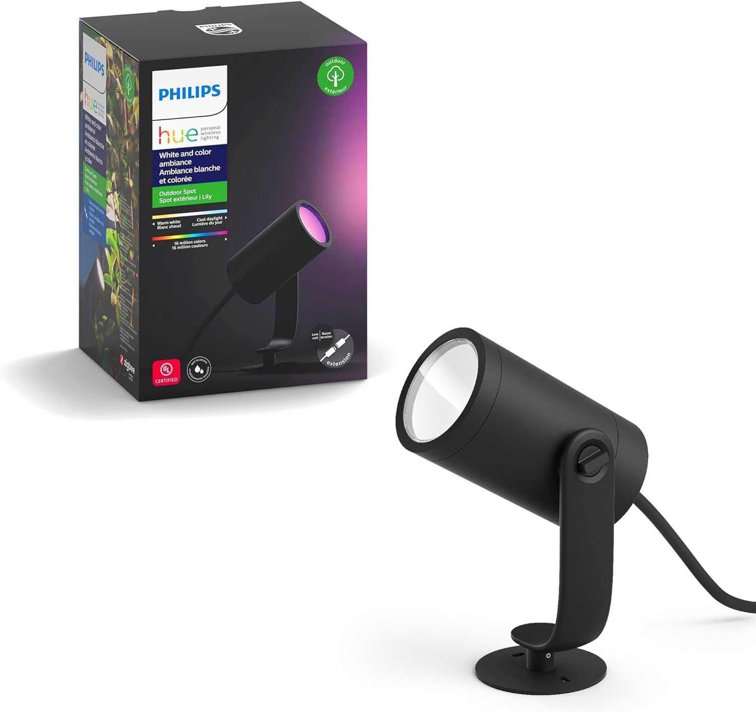 Philips Hue Lily Outdoor Smart LED SpotLight for Your Garden