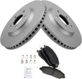 Front Semi-Metallic Brake Pad & Rotor Kit for 2005-2014 Mustang