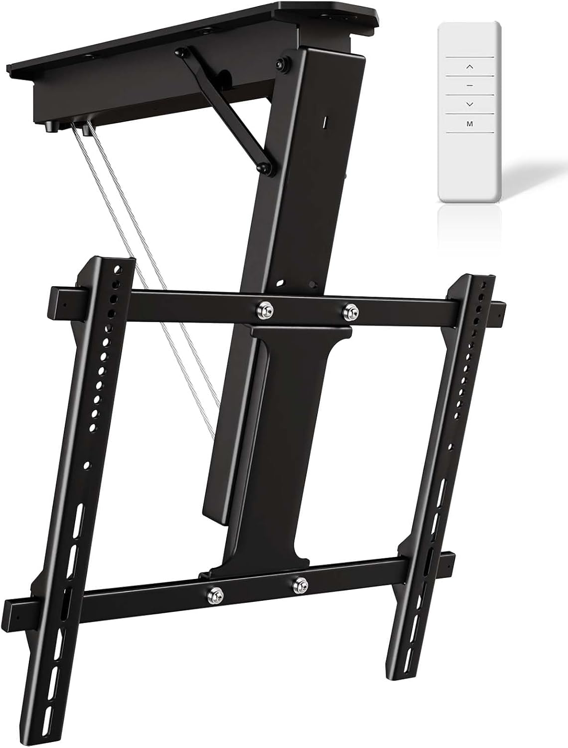 Ywin Electric Ceiling TV Mount for 32-70 inch TVs with Remote