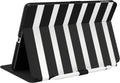 iPad 10.2 in Balance Folio Case - Black/White Stripes with Pencil