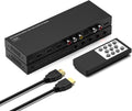 3 Way HDMI 2.0 + 1 RCA to HDMI Selector Converter - 4K@60Hz Switcher