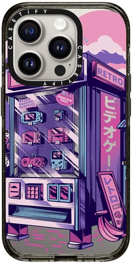 CASETiFY Impact iPhone 15 Pro Case with Retro Vending Design