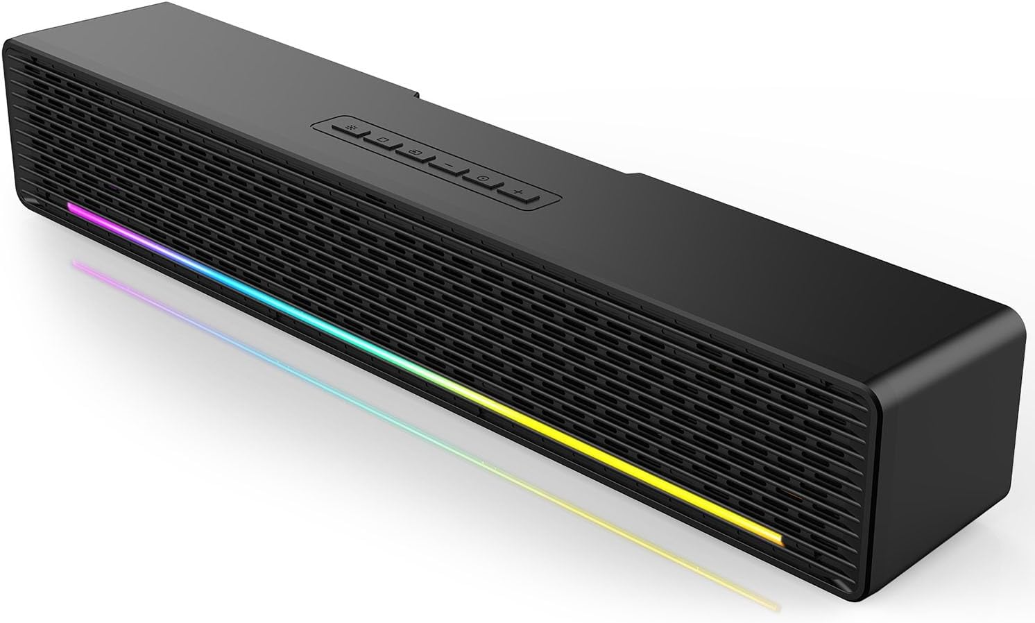 Gaming Sound Bar for Desktop - Immersive Stereo Sound