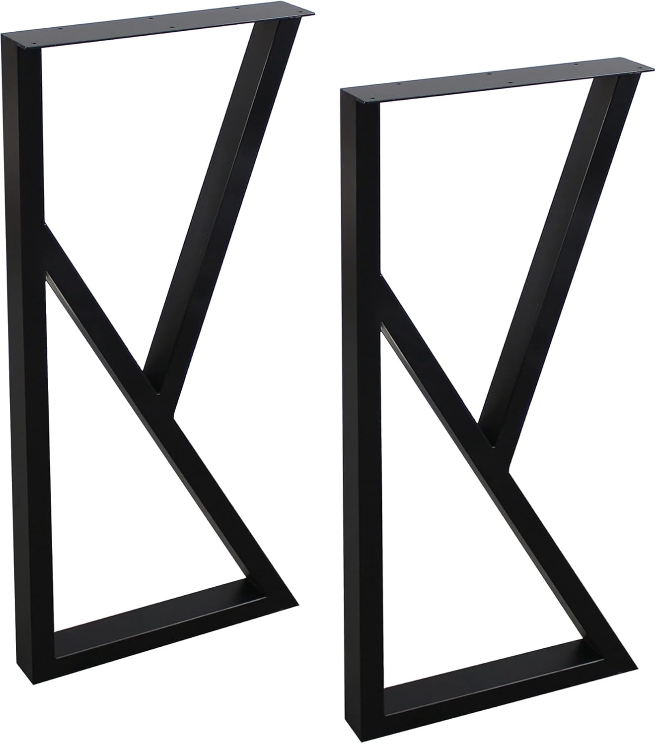 MBQQ Rustic K-Shape Table Legs for Industrial Style Furniture