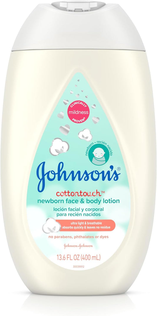 Johnson's CottonTouch Baby Lotion: Real Cotton Moisturization