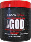 I am God Pre Workout Powder Fruit Punch - High Stim Energy