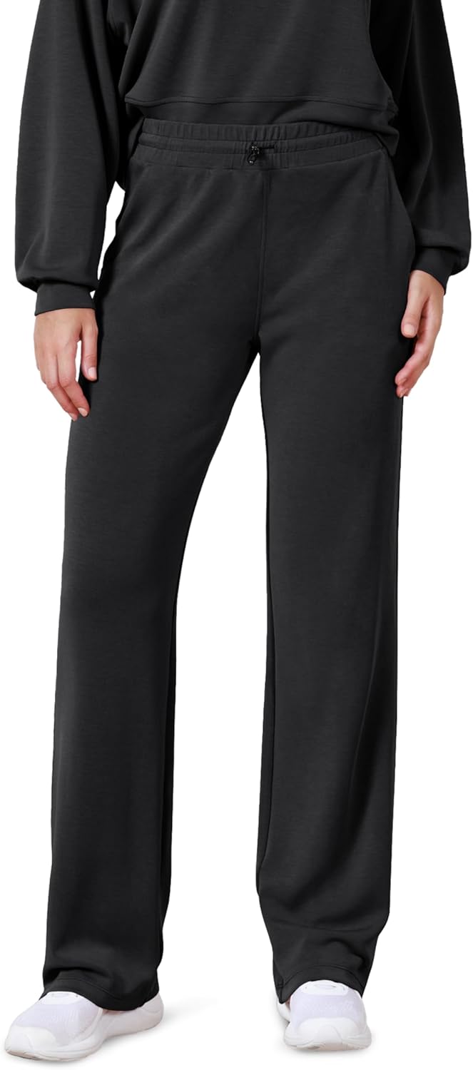 ODODOS Women's Modal Soft Wide Leg Pants for Casual Comfort