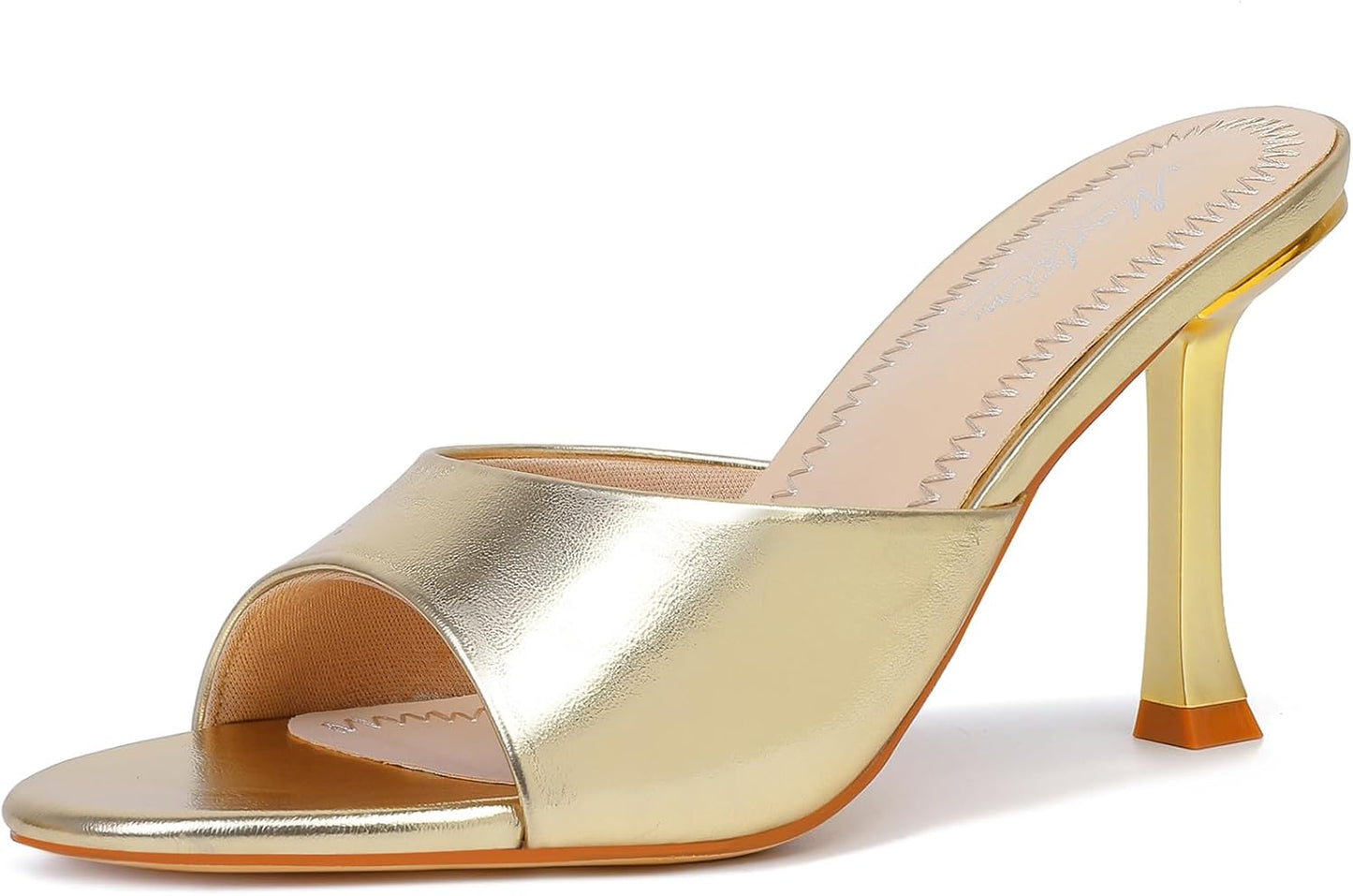Mostrin Kitten Heels for Women with Bow Vintage Mules Style