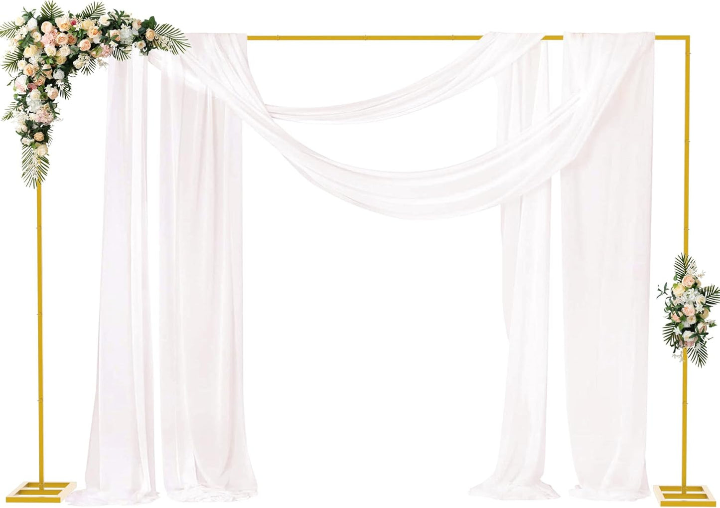 Heavy Duty Backdrop Stand for Weddings and Parties - Adjustable
