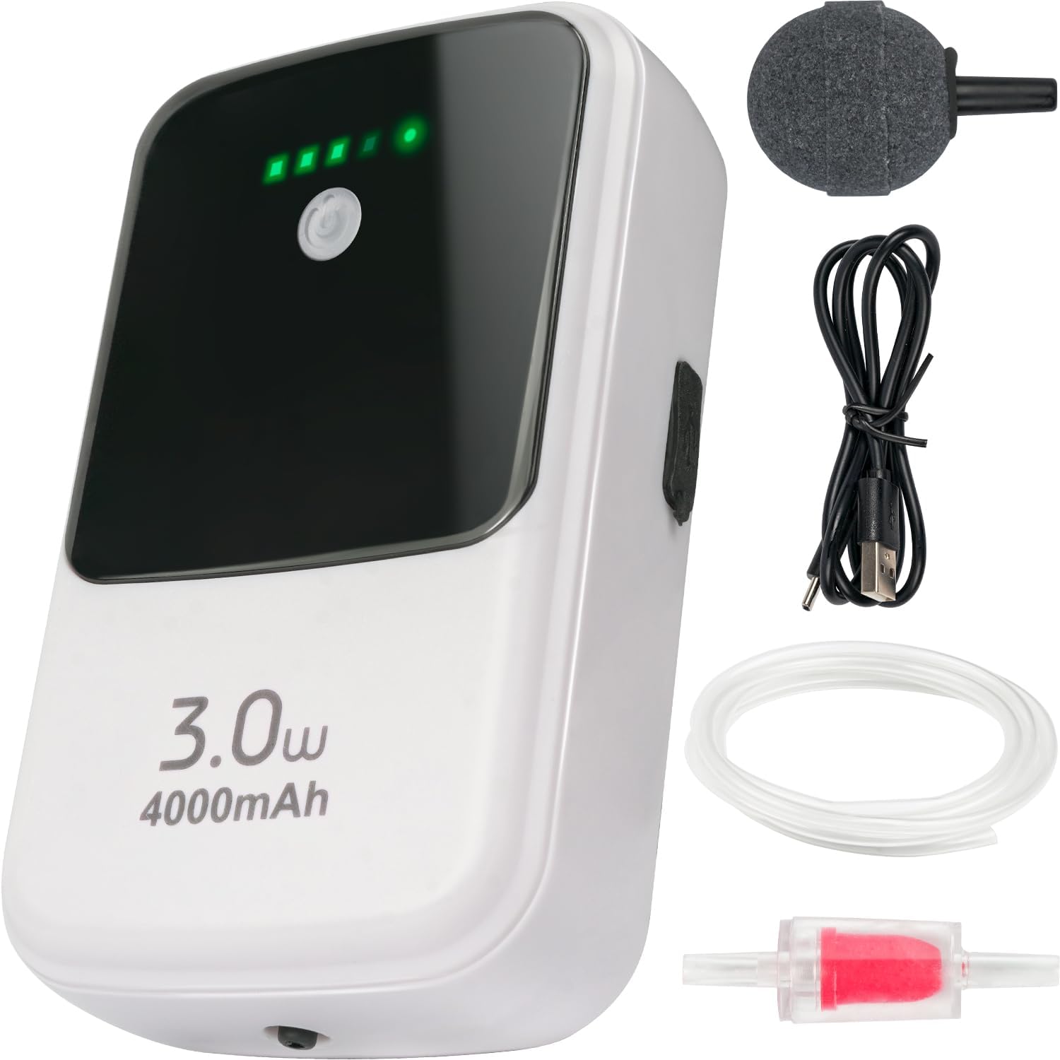 Ghosthorn Silent Dual Operating Mode Rechargeable Aerator for Fish