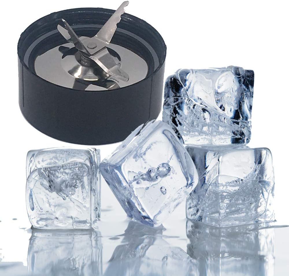 Stainless Steel Ice Shaver Blade + Gasket for Magic Bullet - Enhanced Performance!