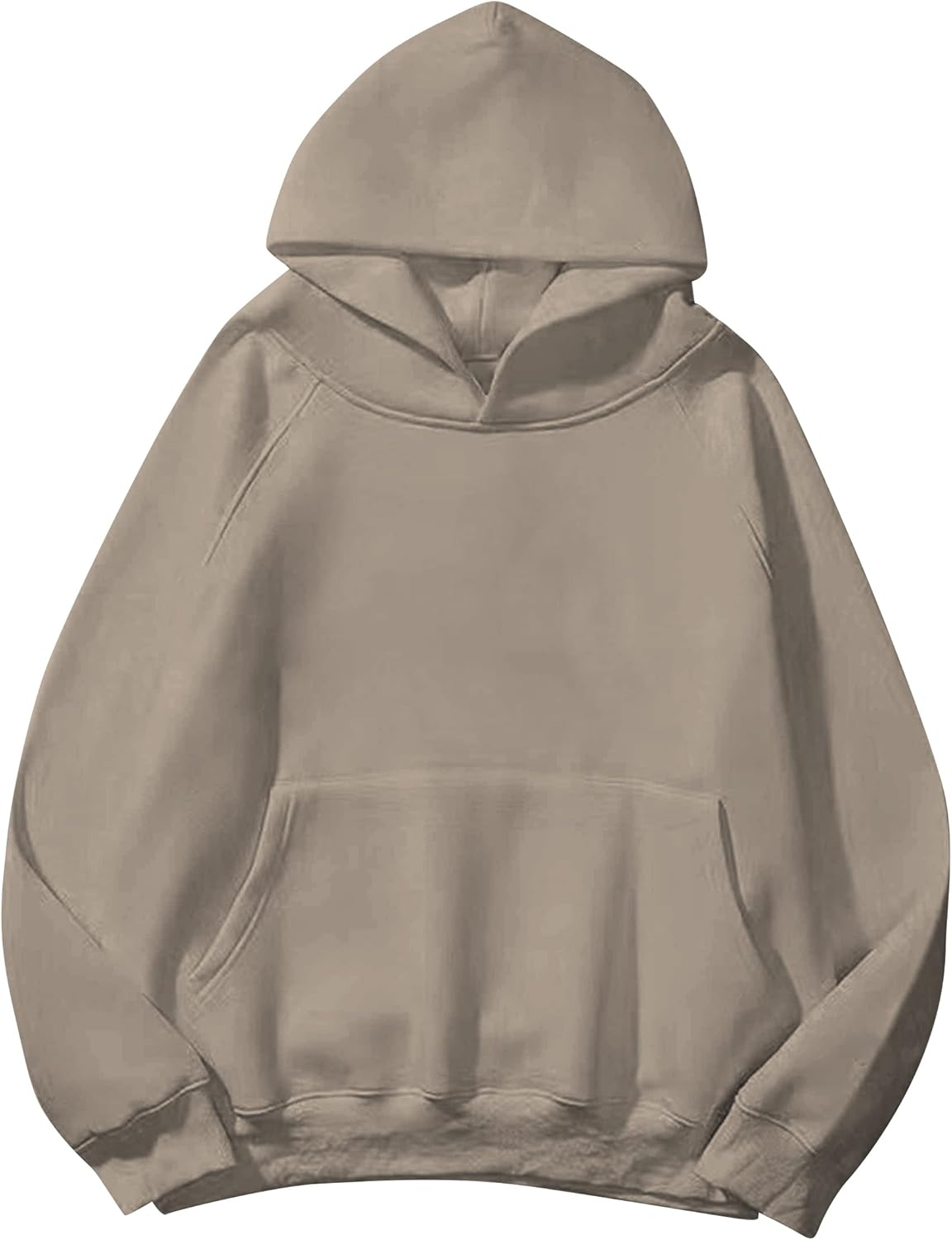 Lauweion Women Solid Basic Fleece Hoodie for Cozy Comfort
