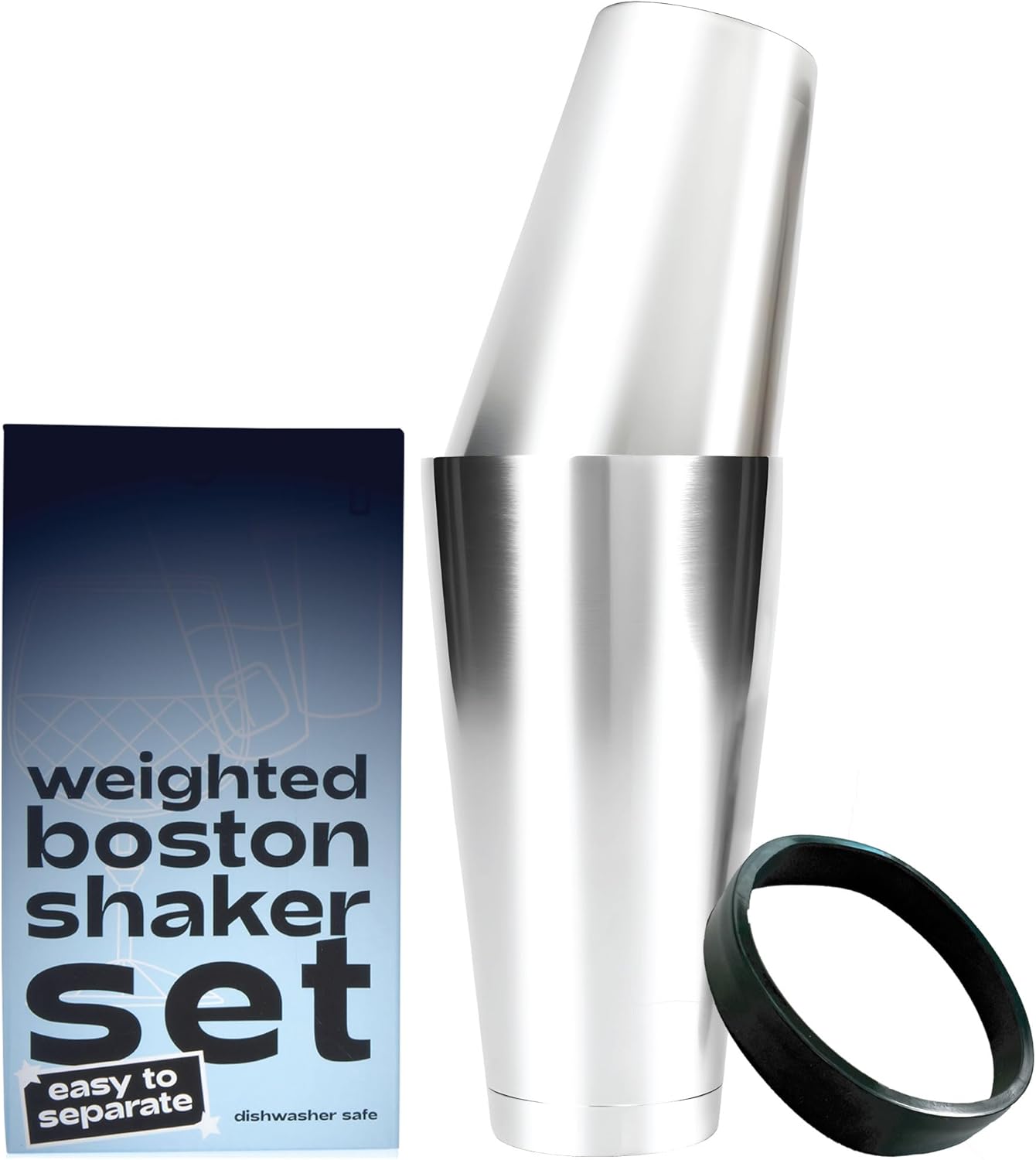 Easy-Separate Boston Cocktail Shaker Set