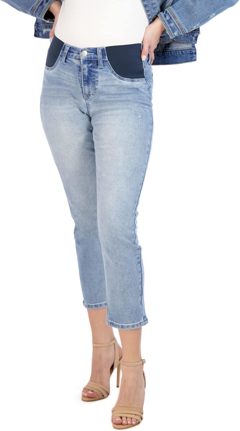 Savi Parker Maternity Jeans for Women: Stylish Comfort Fit