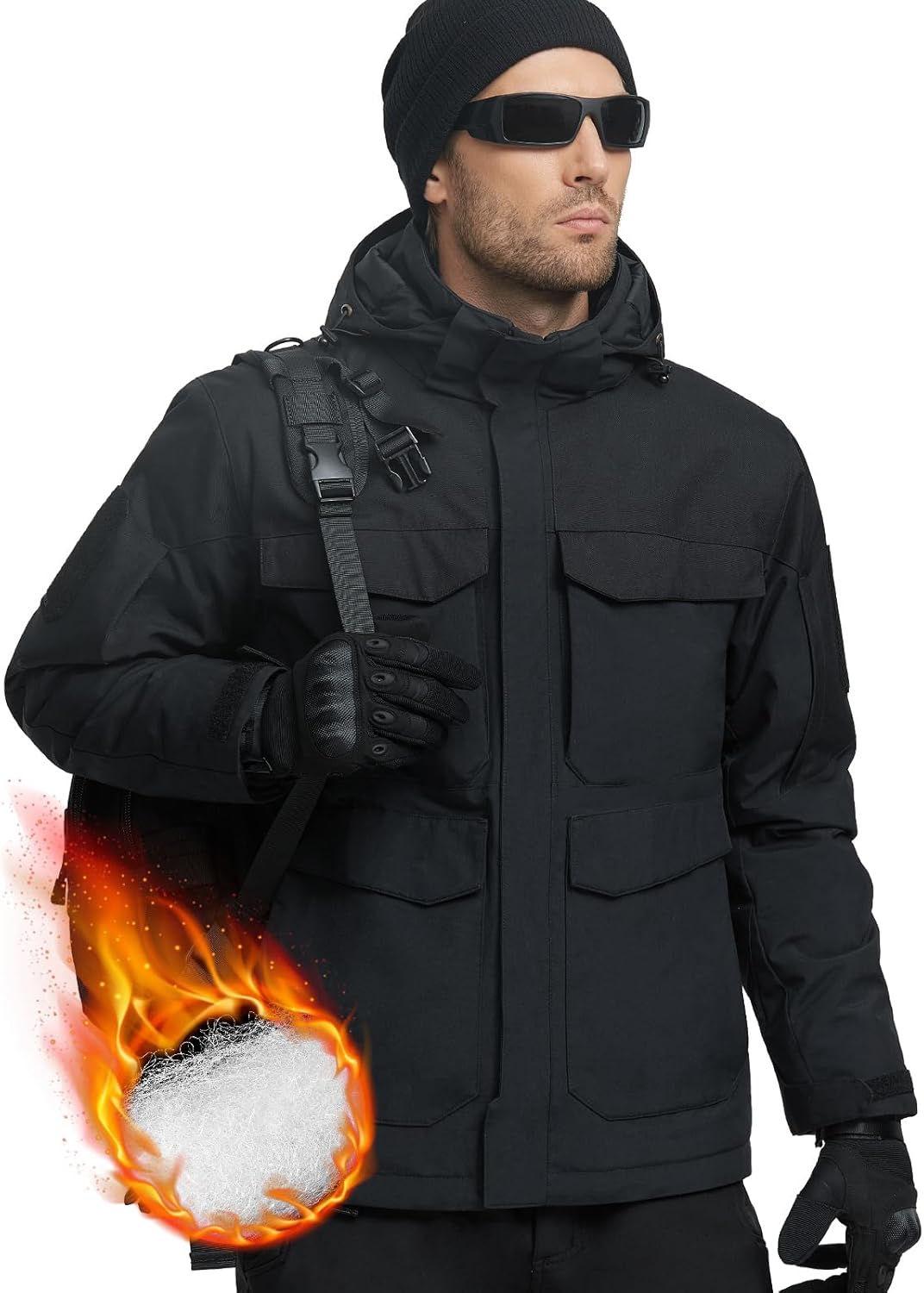 FREE SOLDIER Waterproof Ski Jacket - Stay Warm & Dry!