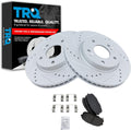Front Brake Pad & Rotor Kit for 2014-2016 Kia Soul - Ceramic G-Coated
